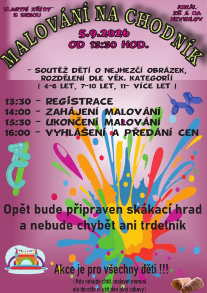 Malování na&nbsp;chodník
